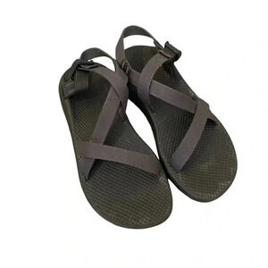 Chaco Womens Z/1 Solid Gray Fabric Strappy Original Style Sandals